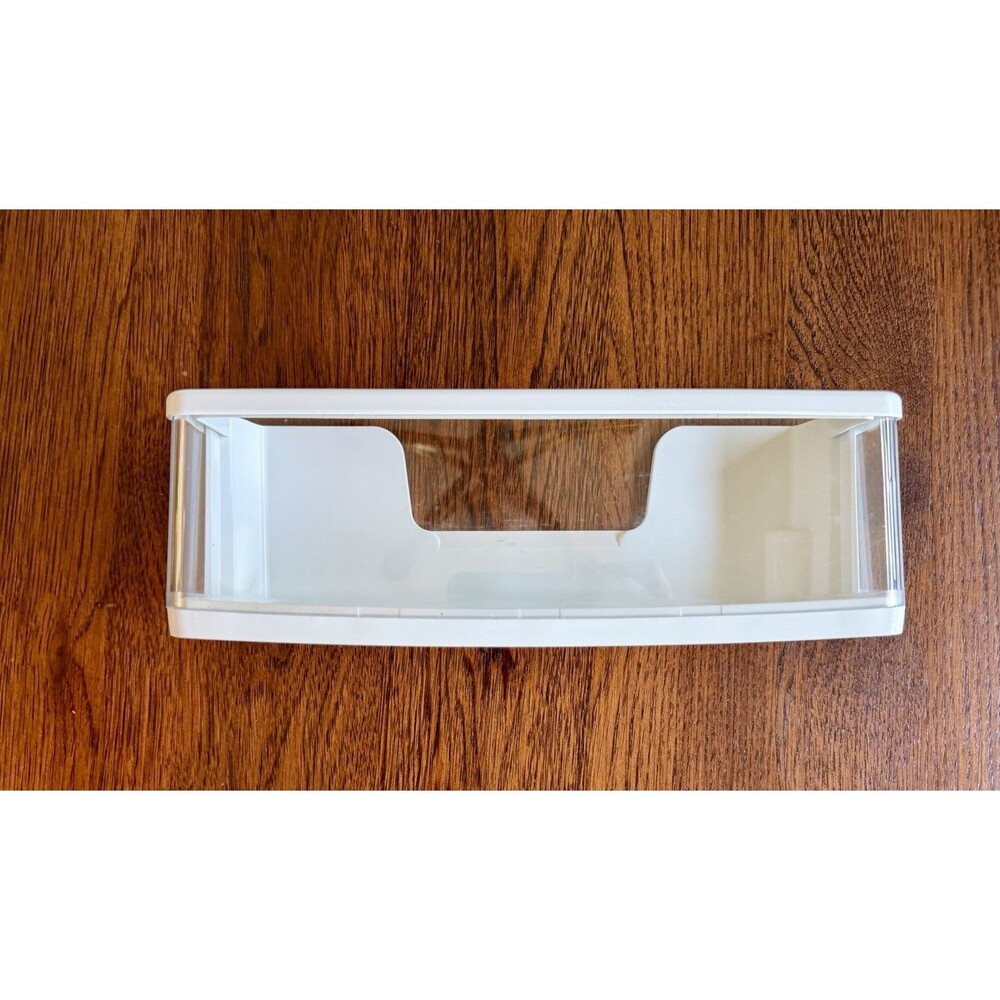 GREAT COND. OEM LG Refrigerator Fridge White Door Shelf Bin Part MAN619489 #2